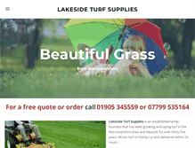 Tablet Screenshot of lakesideturf.com